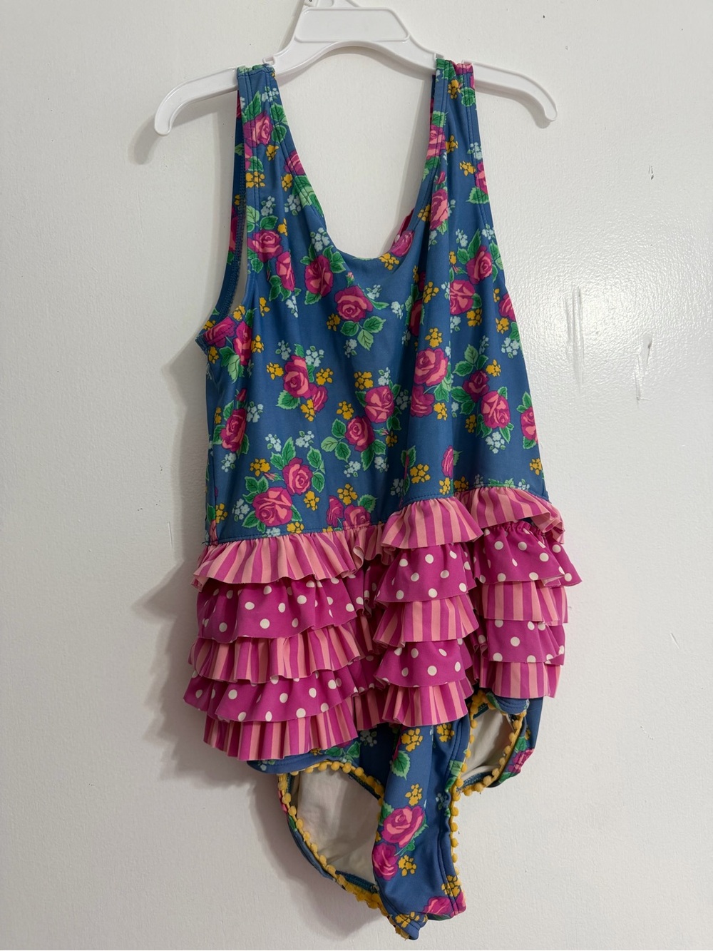 Matilda Jane Blue Pink Floral swimsuit